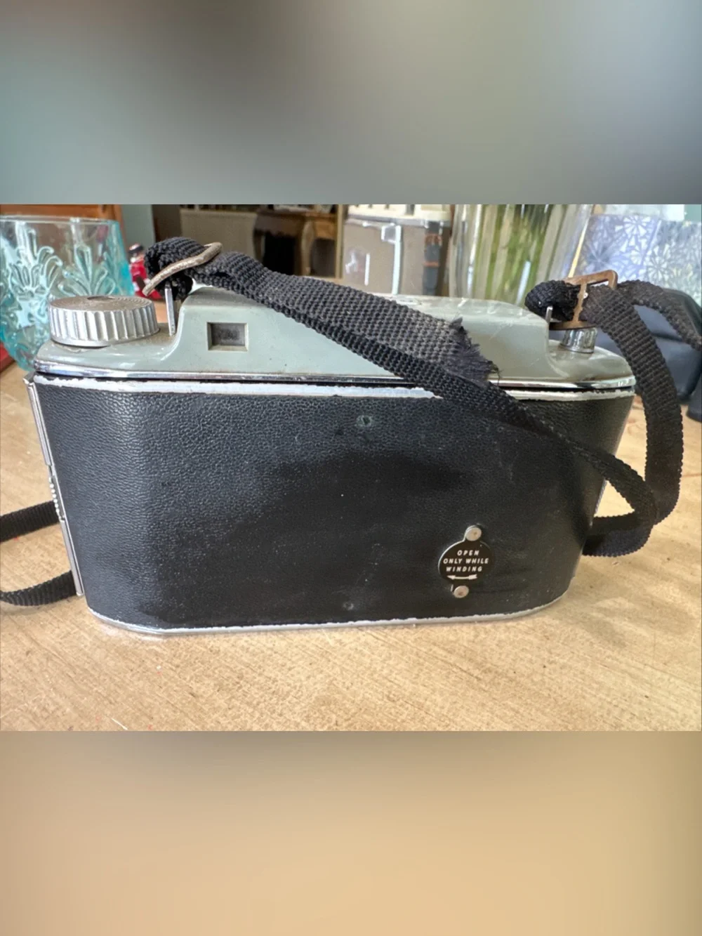 Vintage Kodak Tourist 2 Black Photo 620 Film Folding Camera Not Tested